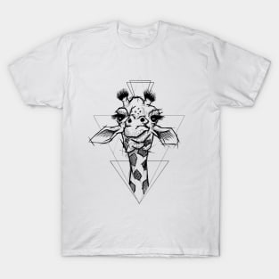 Geometric giraffe head T-Shirt